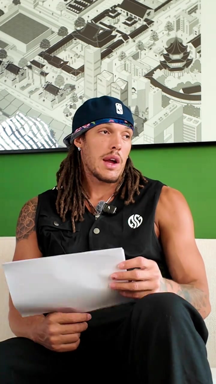 性情中人！赵探长采访戈登 后者揭秘成为NBA球员的原因